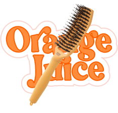 

Olivia Garden Detangling Brush Finger Medium 90's Party Edition Orange Juice