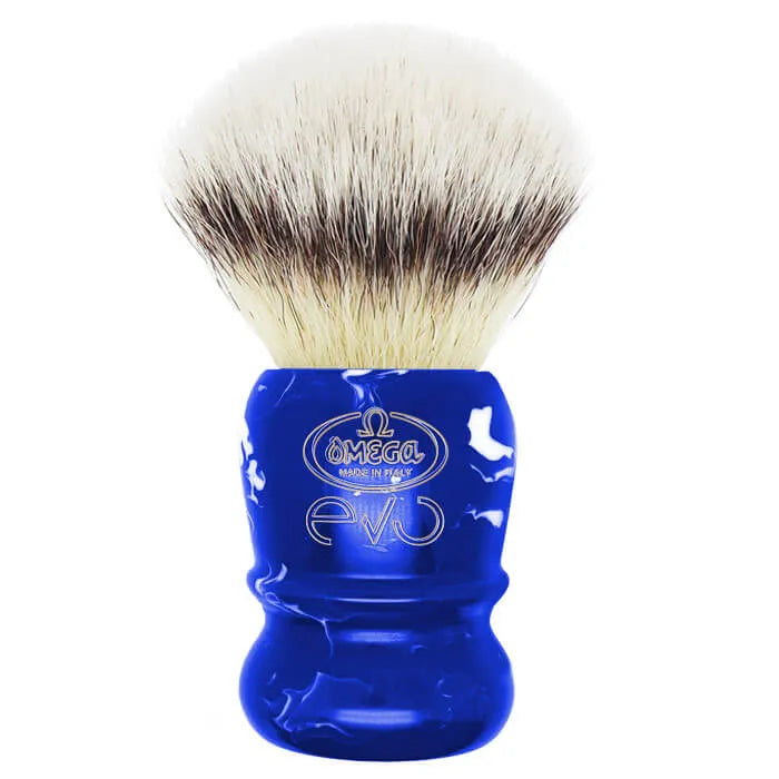 

Omega Evo Shaving Brush Sapphire Blue In Synthetic Fiber Evo 2.0