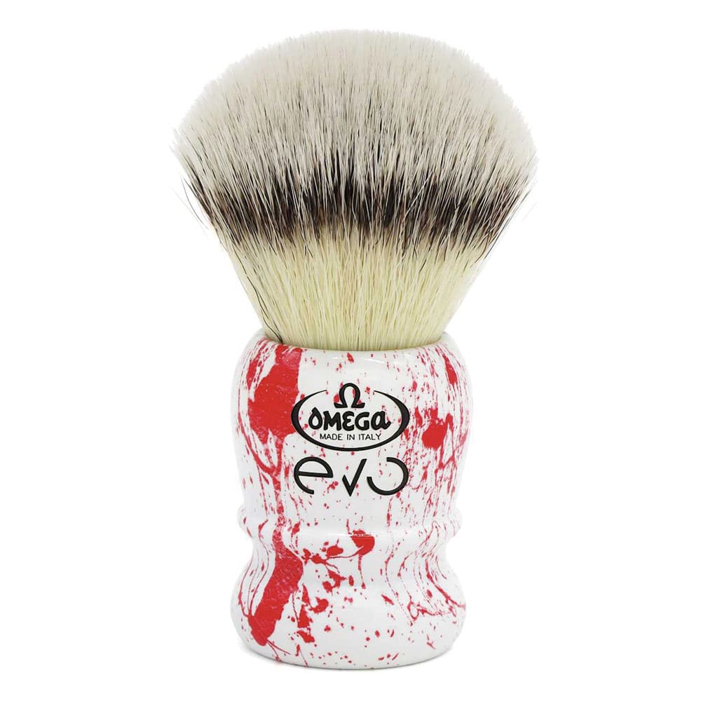 Omega Evo Thorn E1927 Shaving Brush in Evo 2.0 Synthetic Fiber