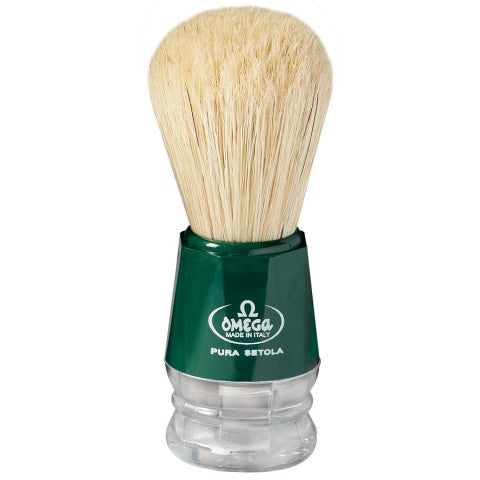 Omega Pennello Da Barba In Pura Setola Art.10018 Verde