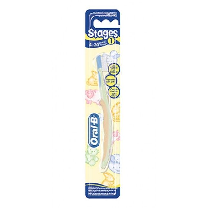 

Oral-B Stages 1 Toothbrush For Children 4-24 Months