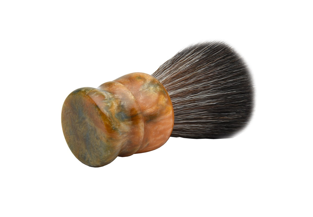 

Pearl Shaving Synthetic Shaving Brush Sbb-97 Marble Orange.