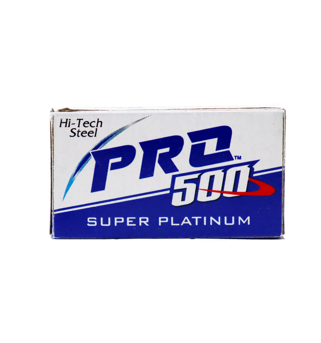 

Pro 500 Super Platinum Beard Blades Box of 10 pcs