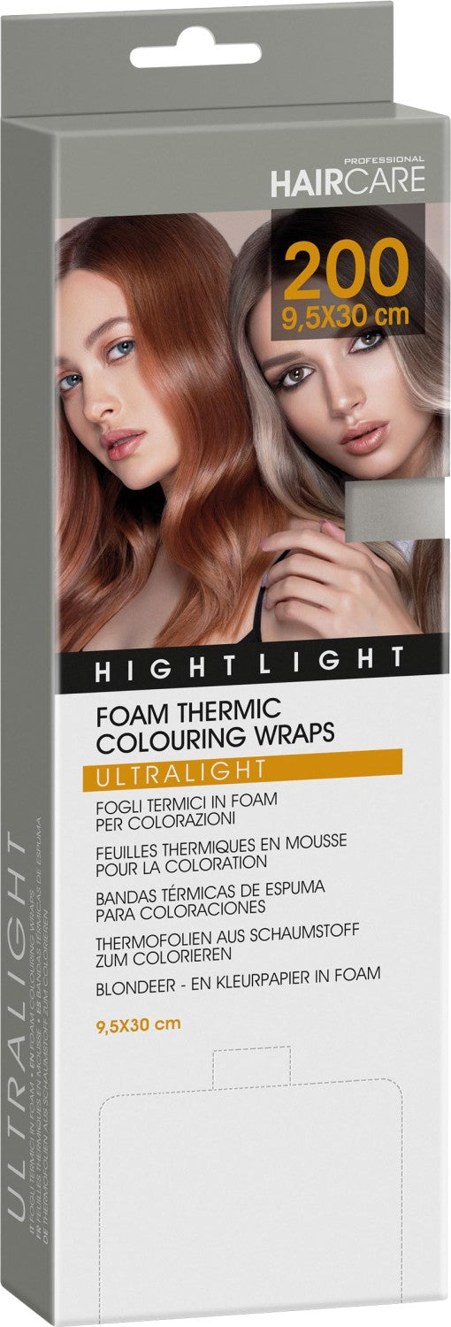 Professional Hair Care Fogli Termici In Foam Per Colorazioni 9,5x30 cm 200 pz