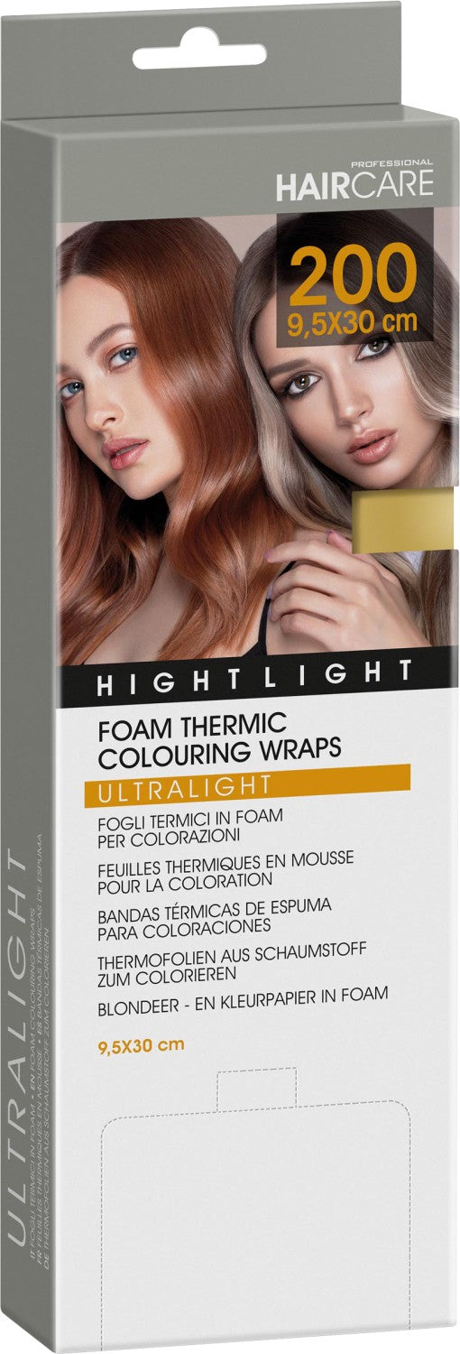Professional Hair Care Fogli Termici In Foam Per Colorazioni 9,5x30 cm 200 pz