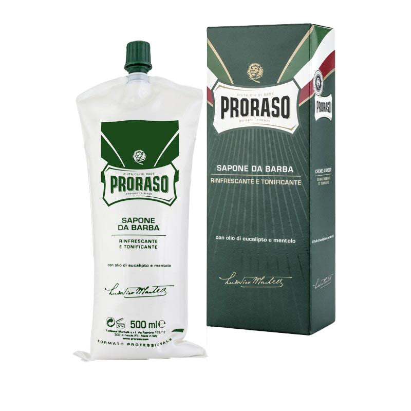 

Proraso Refreshing Shaving Soap in Bladder 500 ml