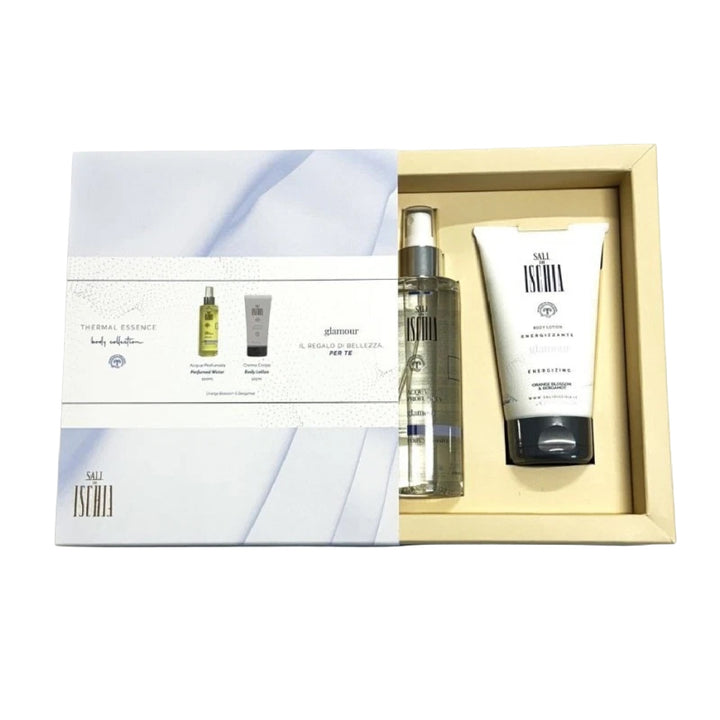 Sali Di Ischia Box Regalo Glamour Con Acqua Profumata E Crema Corpo