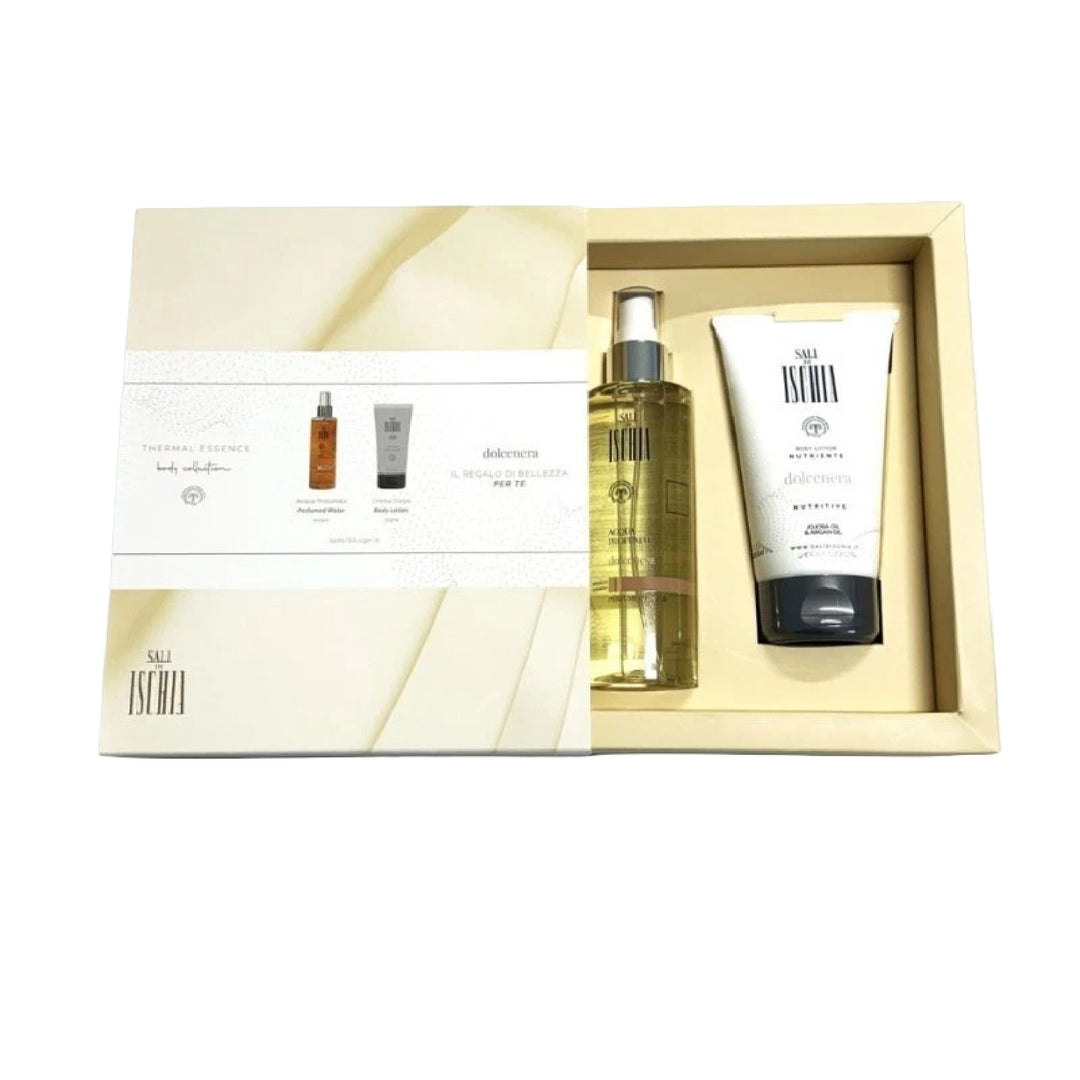 Sali Di Ischia Box Regalo Dolcenera Con Acqua Profumata E Crema Corpo