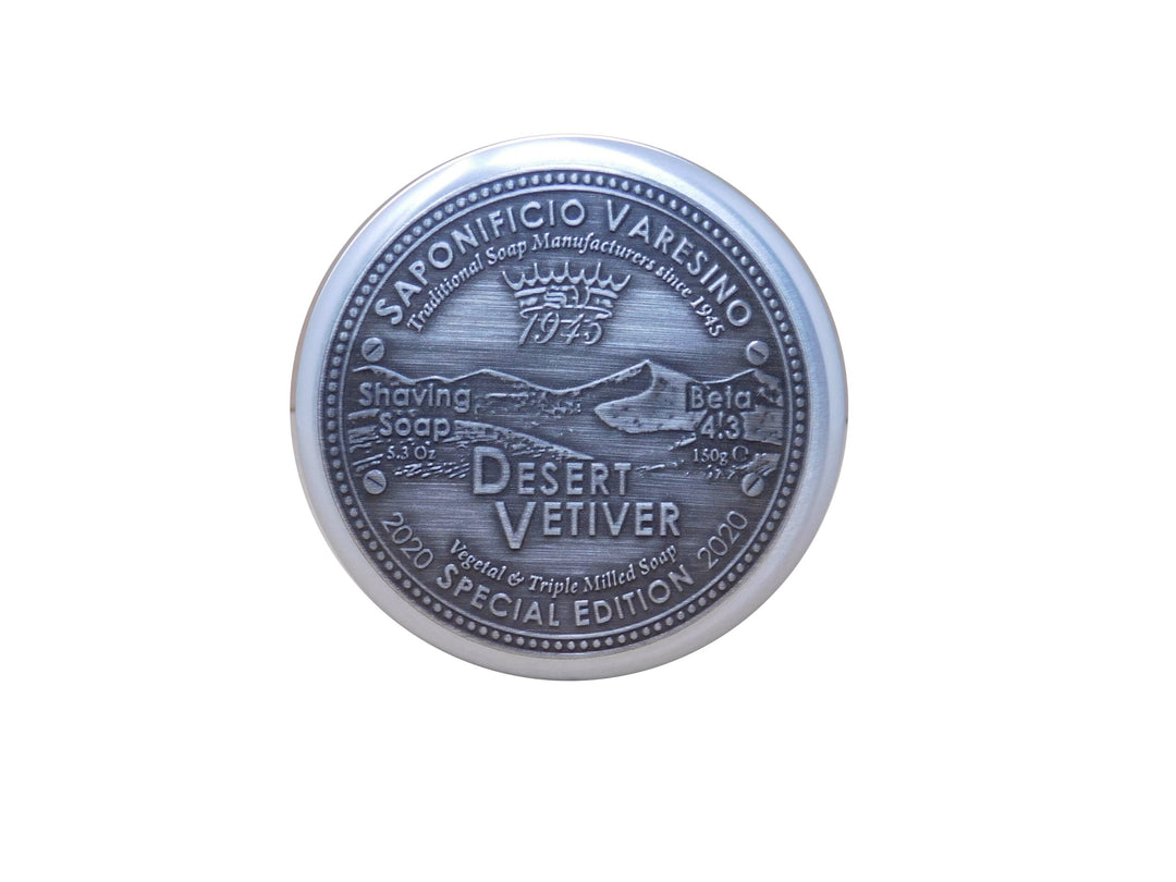 

Saponificio Varesino Desert Vetiver Shaving Soap Special Edition Beta 4.3 150 grams.