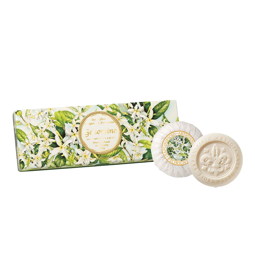 Saponificio Artigianale Fiorentino Set Sapone Gelsomino 3 pz da 100 gr