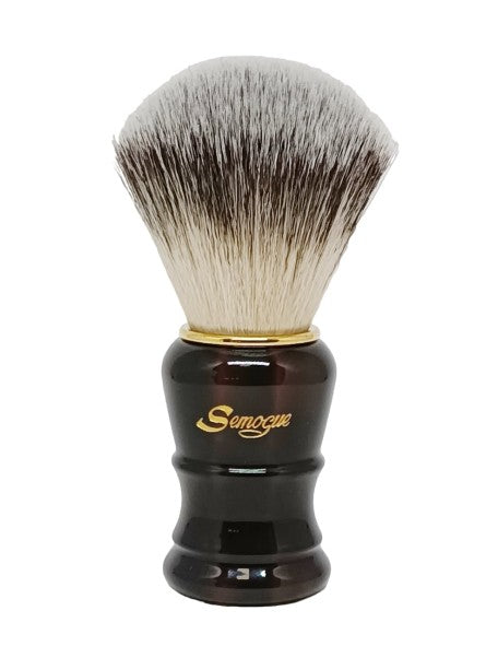 Semogue Pegasus C7 Alchemy1 Tortoiseshell Shaving Brush In Synthetic Bristle