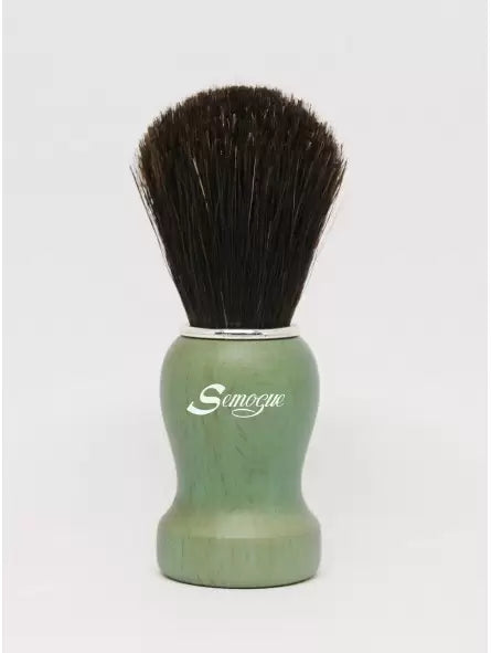 Semogue Pharos C3 Ocean Green Shaving Brush in Black Horse Bristle