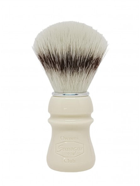 Semogue Soc C5 Sylver Taj Shaving Brush In Synthetic Bristle