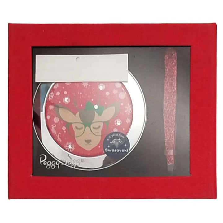 Peggy Sage Set Regalo Specchietto E Pinzetta Natale