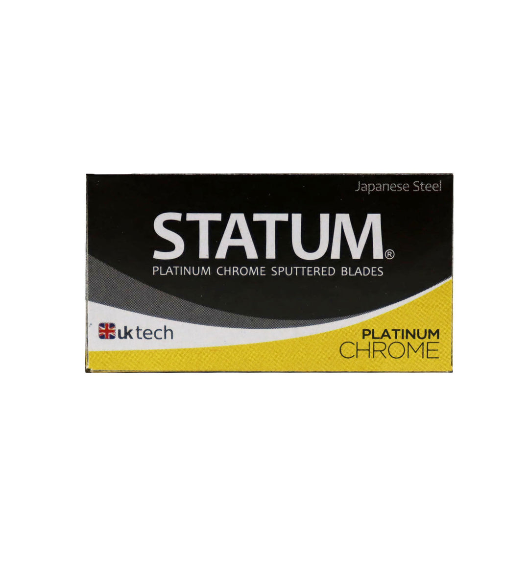 

"Statum Platinum Chrome Razor Blade Box of 10 pieces"