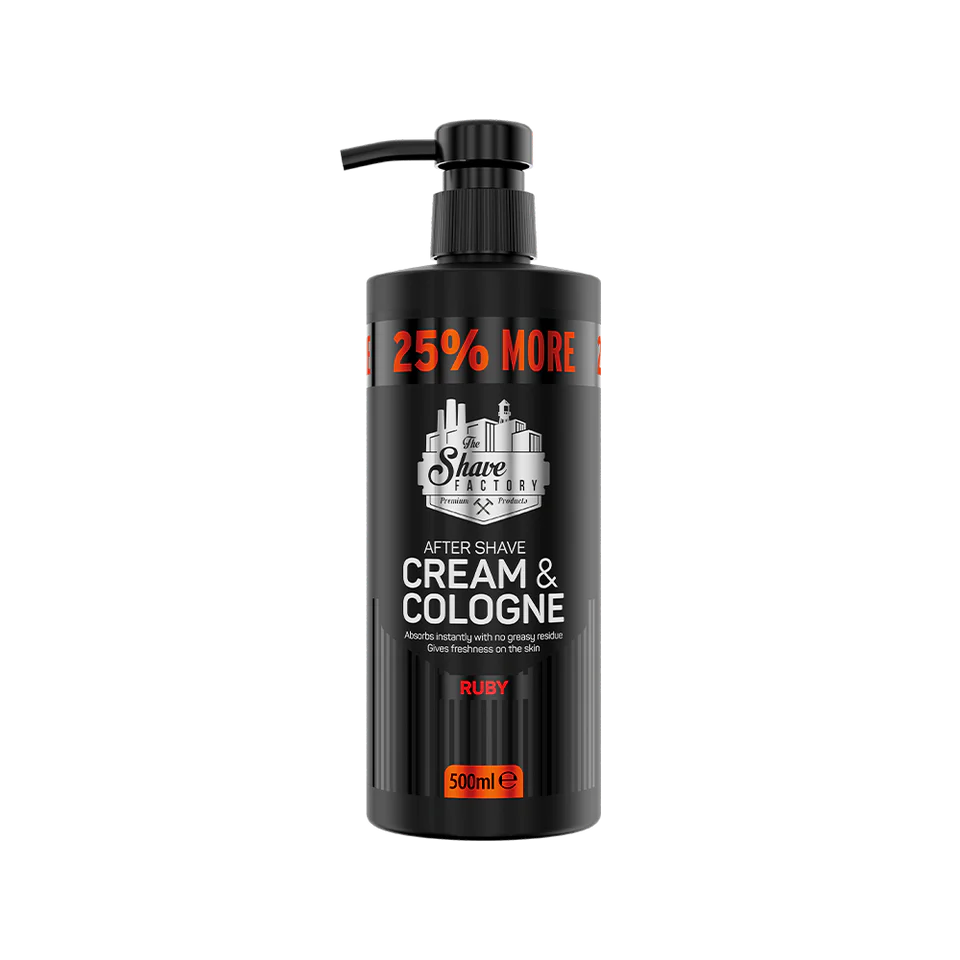 

The Shave Factory After Shave Cream And Cologne Ruby 500 ml