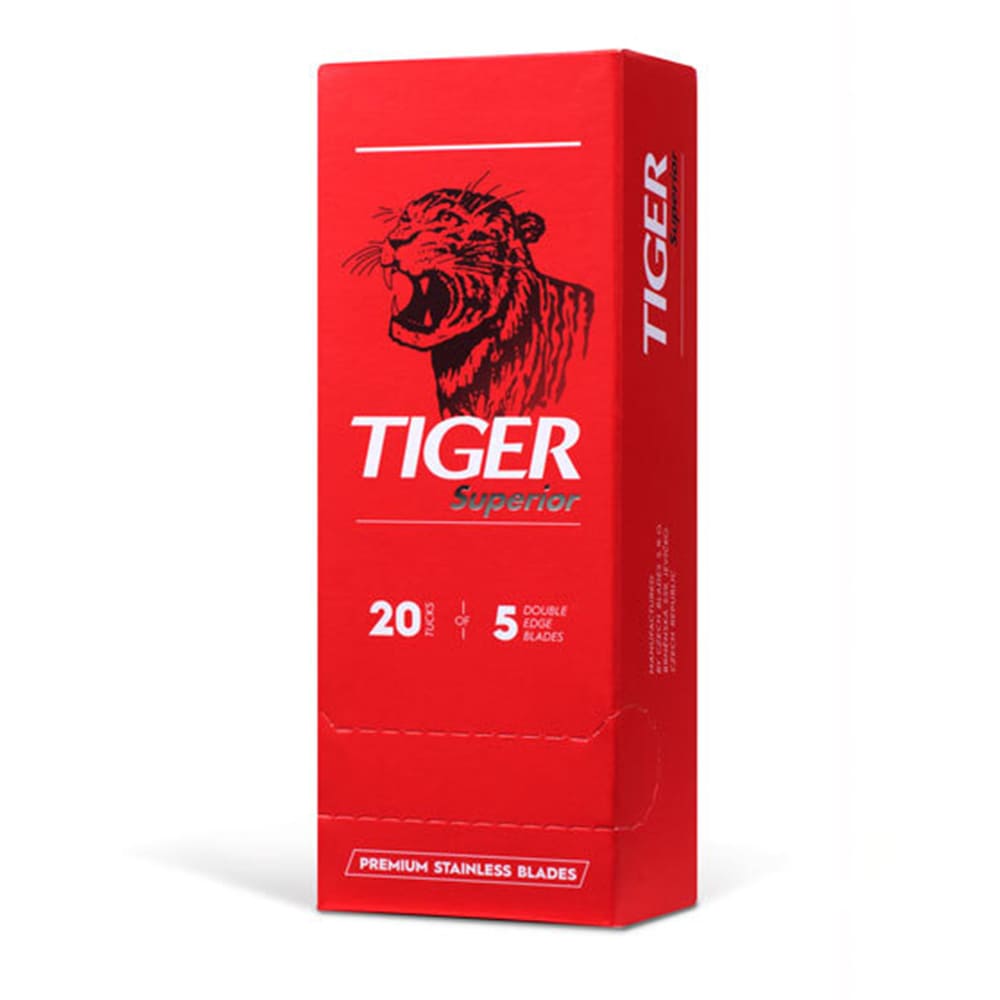 Tiger Superior Lamette Da Barba Stainless Steel Box Da 100 pz