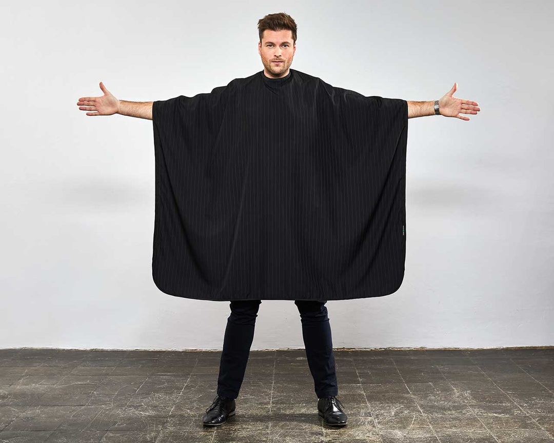 '


Trend Design Cape Coat for Men in Black Color 