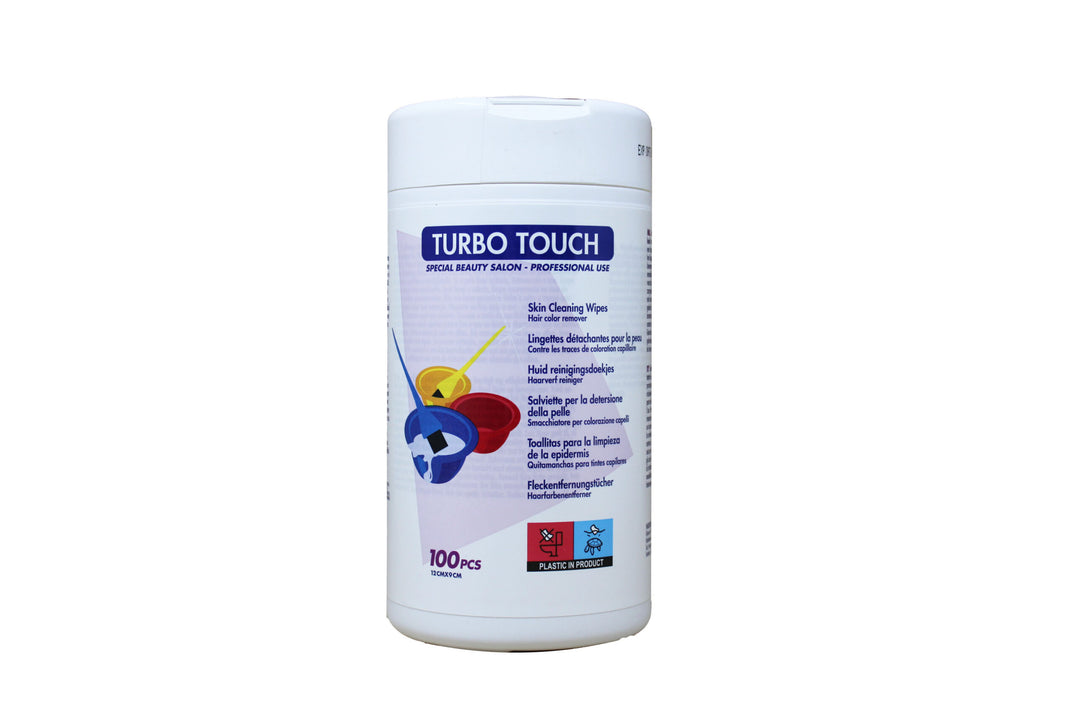 Turbo Touch Salviettine Smacchianti Della Pelle Per Colorazione Capelli 100 pz