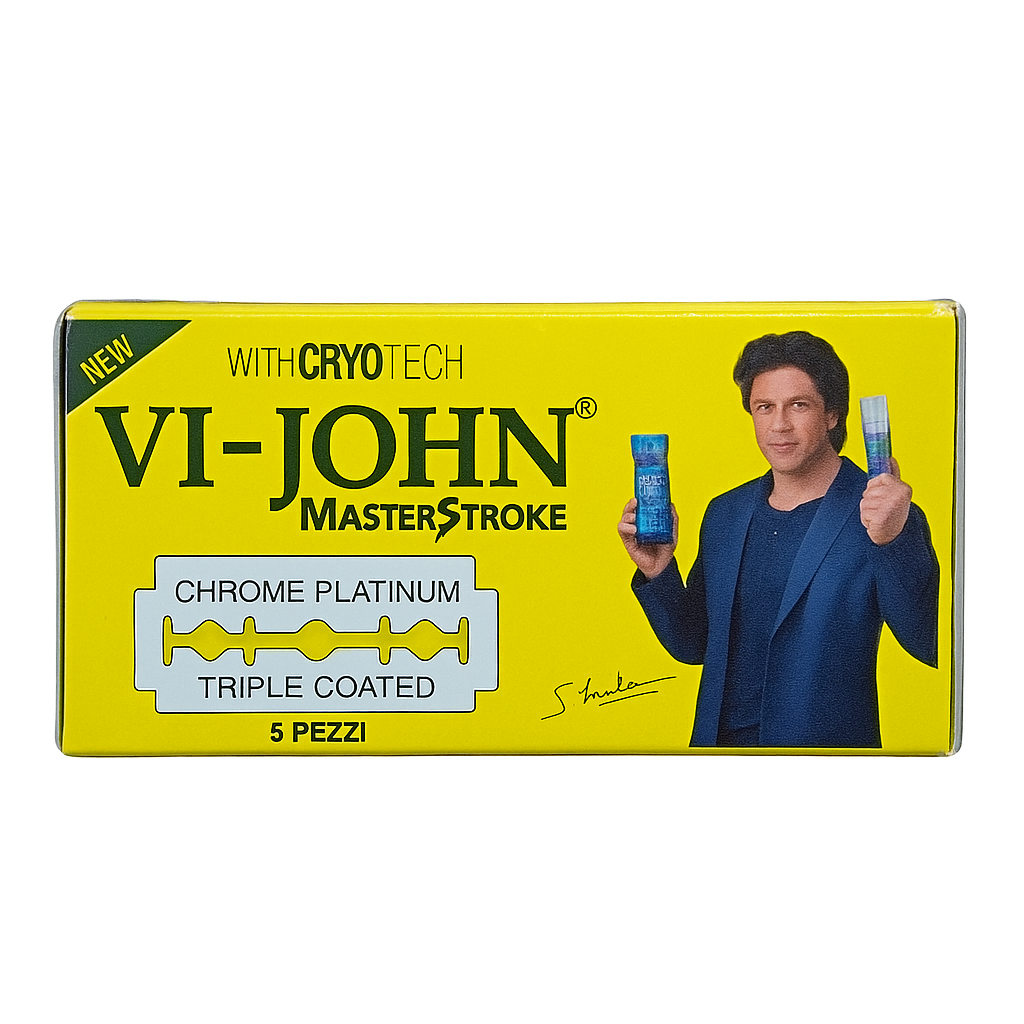 Vi-John Master Stroke Lamette Da Barba Box Da 5 pz