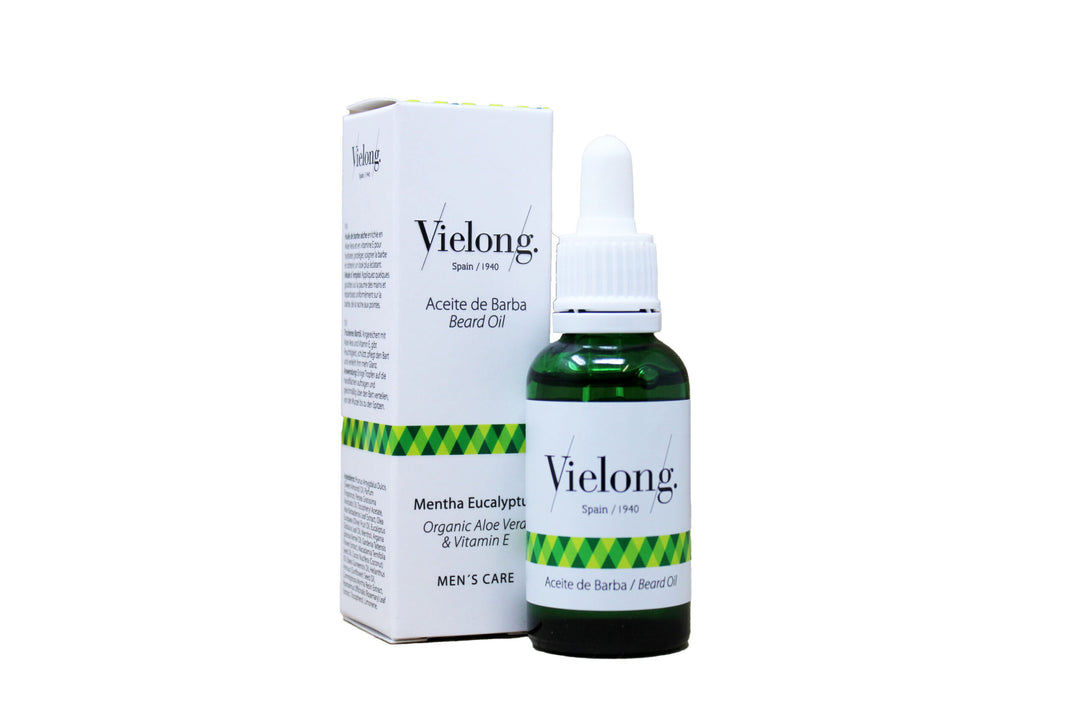 Vielong Olio Per Barba Rinfrescante Con Aloe Vera E Vitamina E 30 ml
