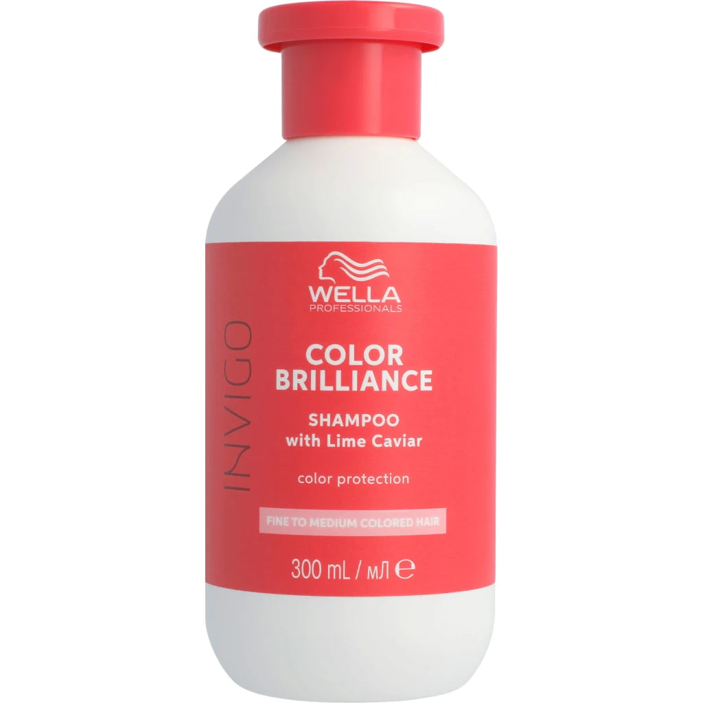 Wella Invigo Color Brilliance Shampoo Per Capelli Colorati Normali E Fini Con Caviale Di Limone 300 ml