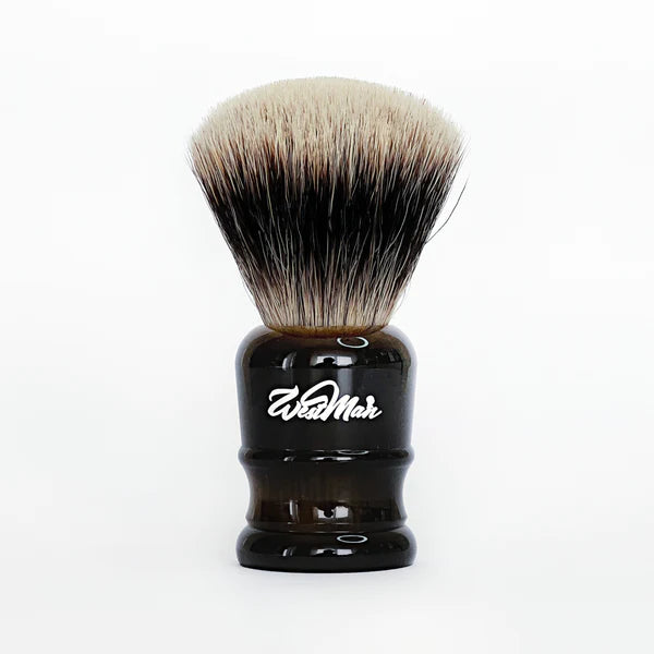 

WestMan Shaving Brush In Pure Badger Faux Horn