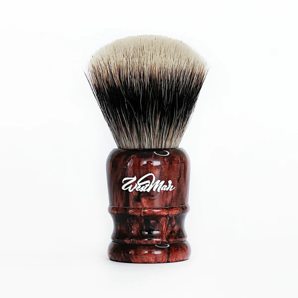 

WestMan Pure Badger Shaving Brush with Faux Ruby Handle