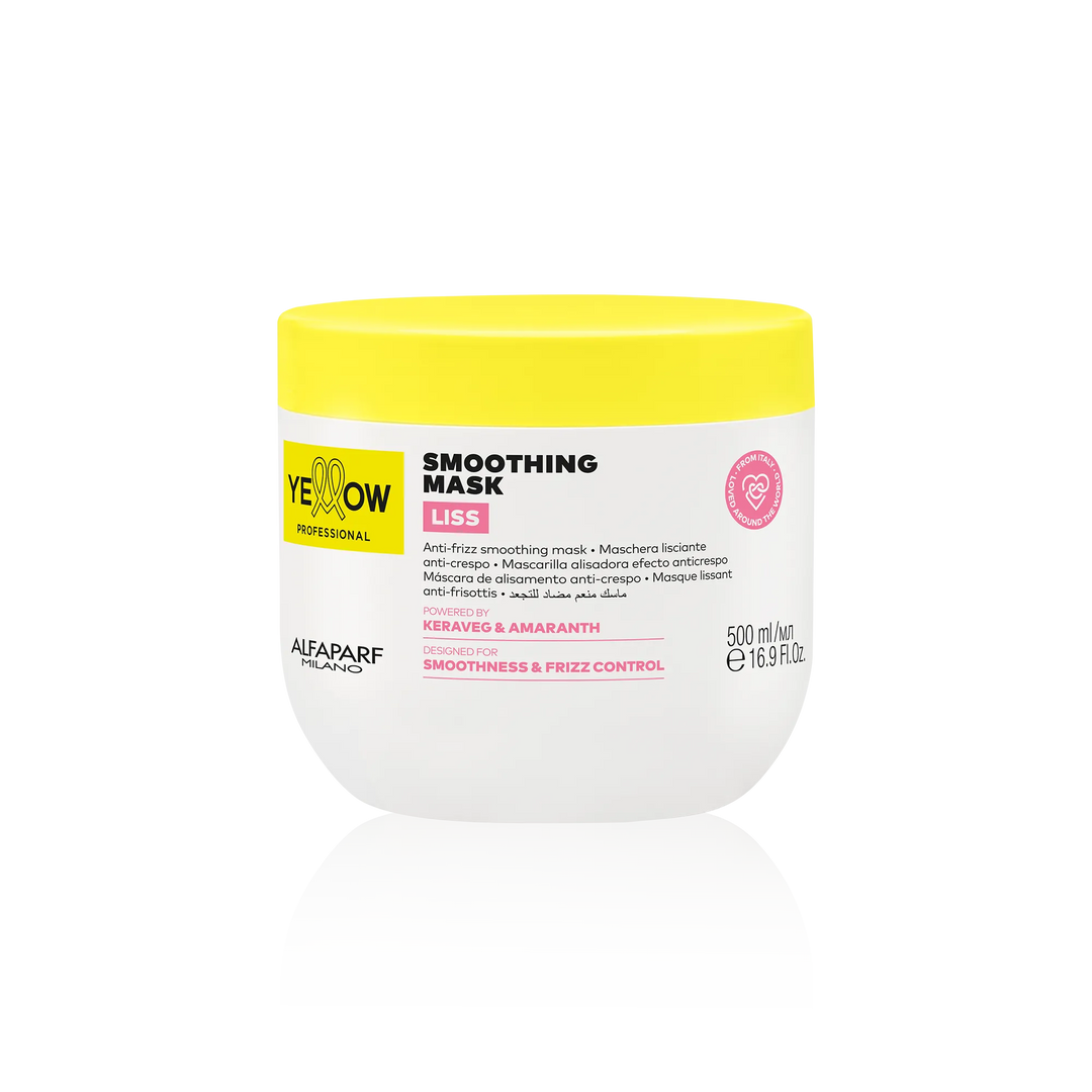 Alfaparf Yellow Smoothing Mask Liss Maschera Lisciante Anti Crespo Per Capelli 500 ml