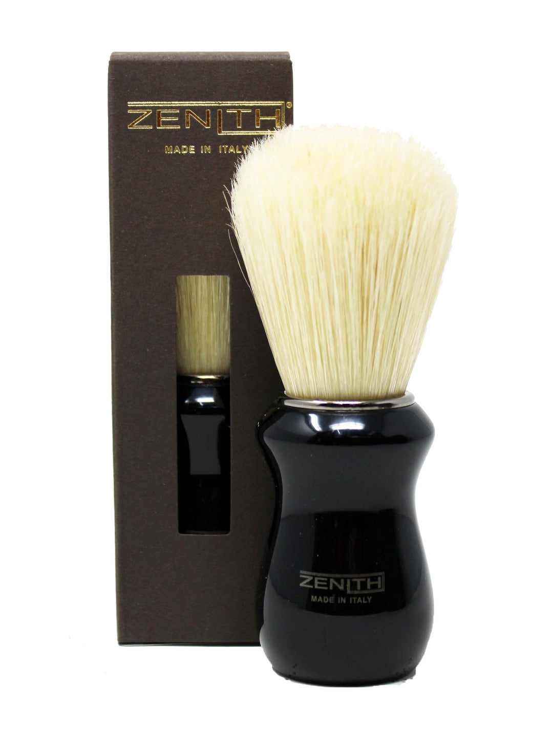

Zenith Pure Bristle Shaving Brush with Burnished Ring Art.502Nk/BR SE