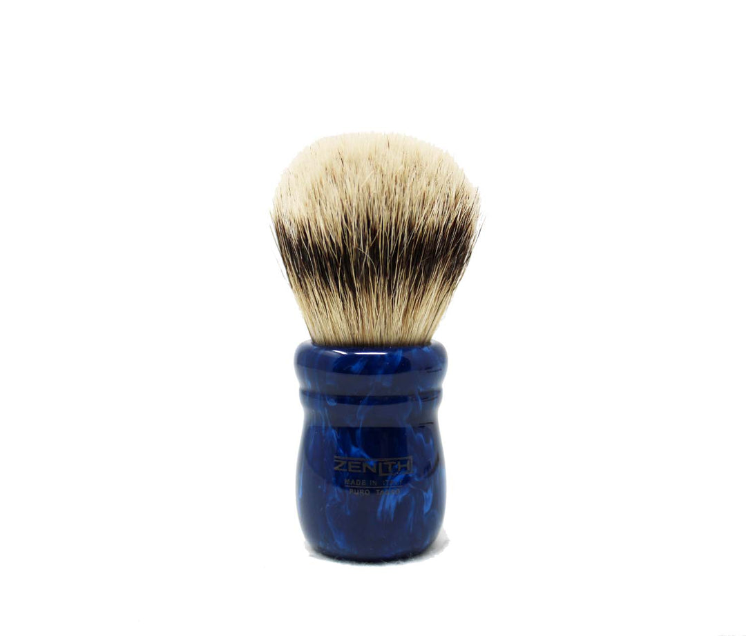

Zenith Silvertip Tasso Badger Shaving Brush with Gold Ring Art. 505BCK/ORO SB