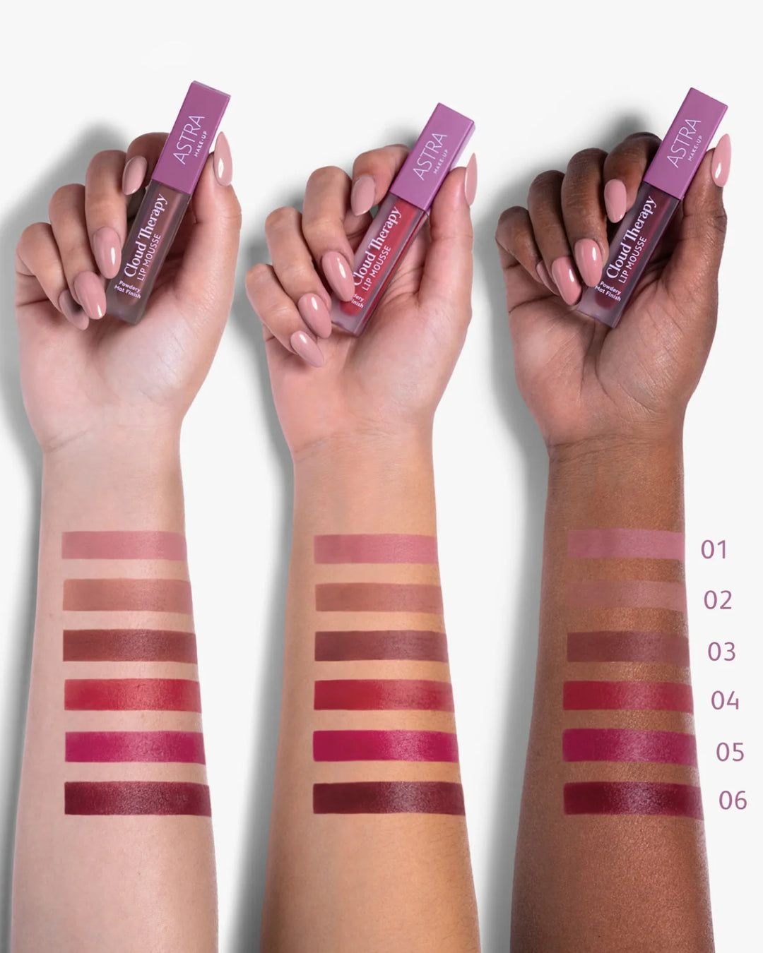 Astra Make-Up Cloud Therapy Lip Mousse Rossetto Liquido Effetto Mat 6 ml