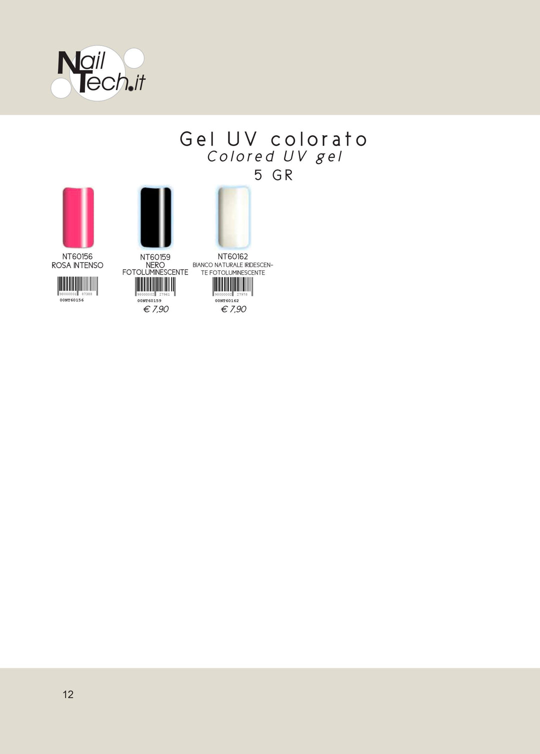 Nail Tech Color Up Gel Uv Colorato 5 gr
