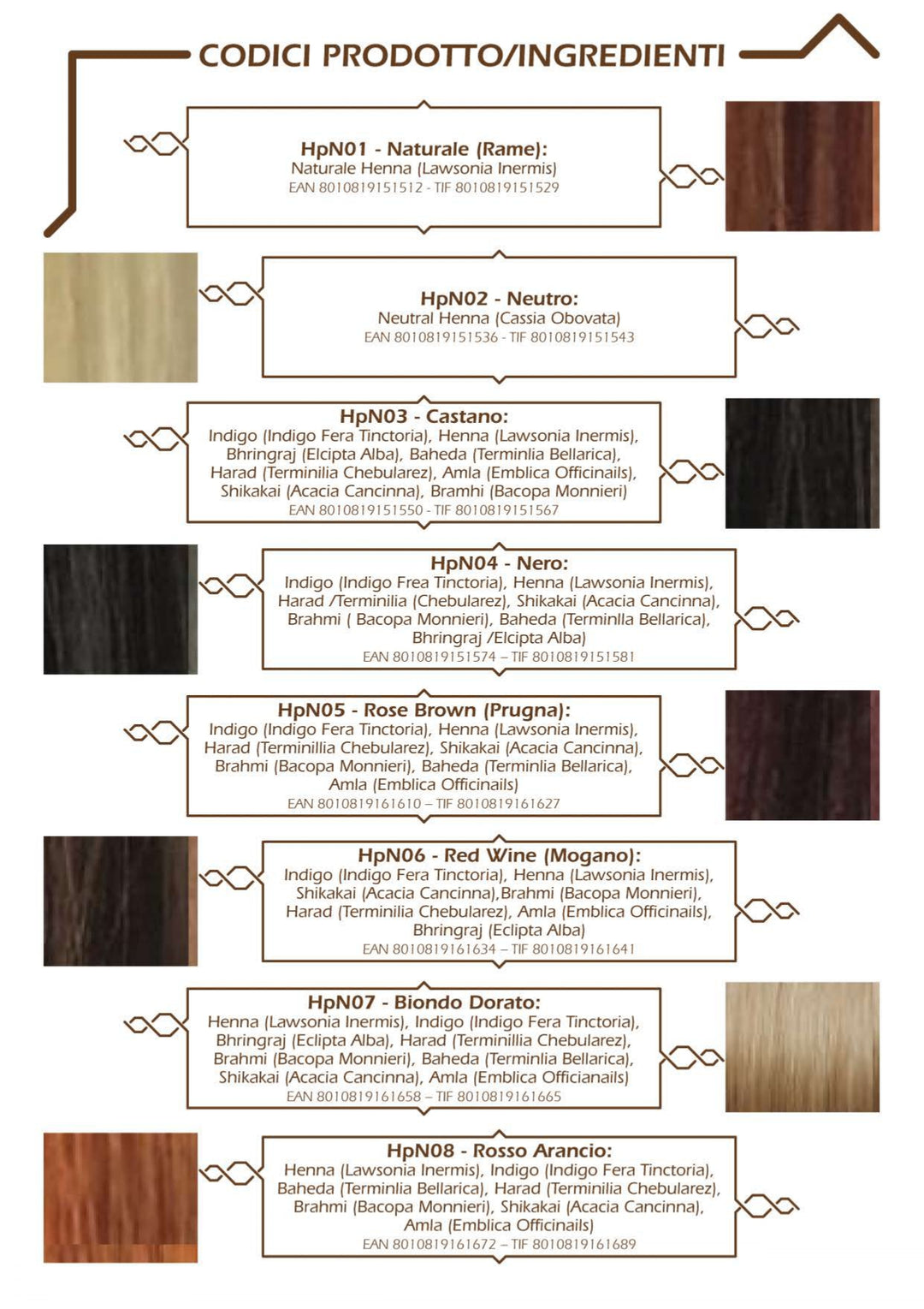 

"Henne Plus Natura Natural Hair Color 100% Chestnut 125g"