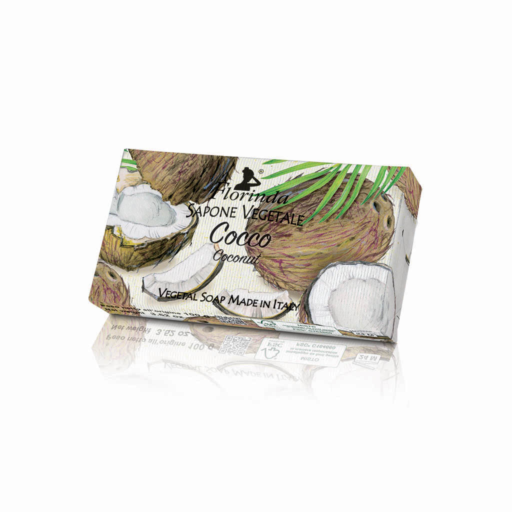 Florinda Tropical Vegetable Soap Hands and Body Coconut 100 gr