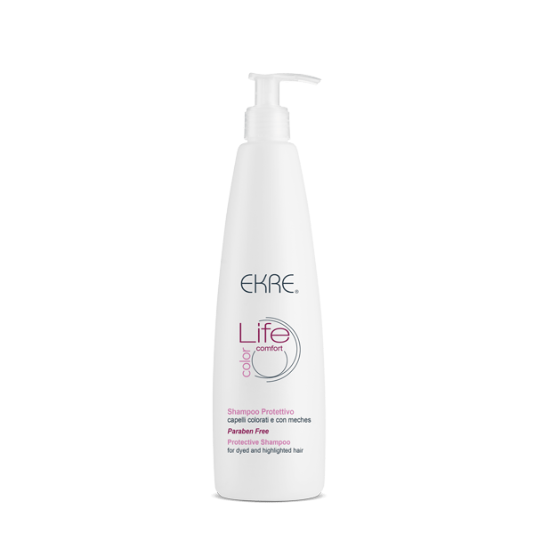 Ekre Life Comfort Color Shampoo Protettivo Capelli Colorati e con Meches 500 ml