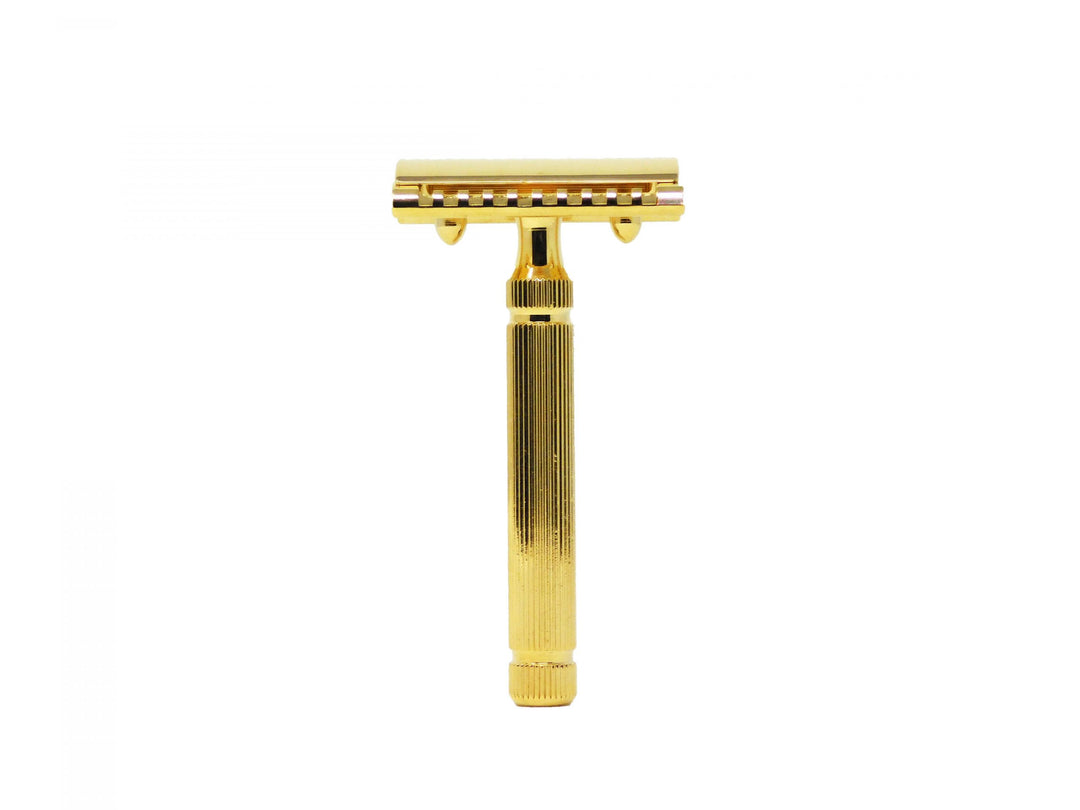 

Small Gold Closed Comb Safety Razor by Fatip 
