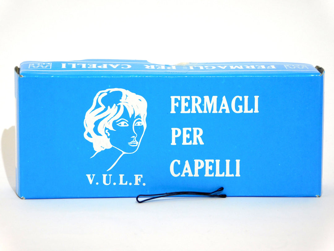 V.U.L.F. Fermagli per Capelli Professionali Liscio Nero 5cm Art.87 500gr