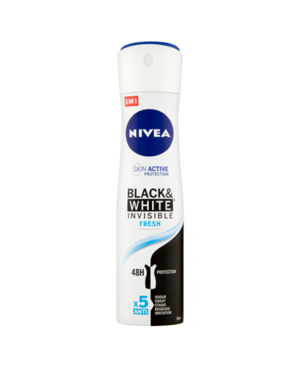 Nivea Deodorante Spray Black & White Invisible Fresh 150 ml
