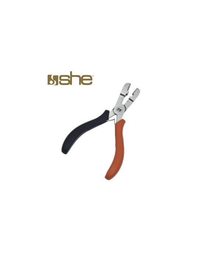 HE Extenring Tool Professional Micro Ring Pliers for Strengthening and Removing Strands