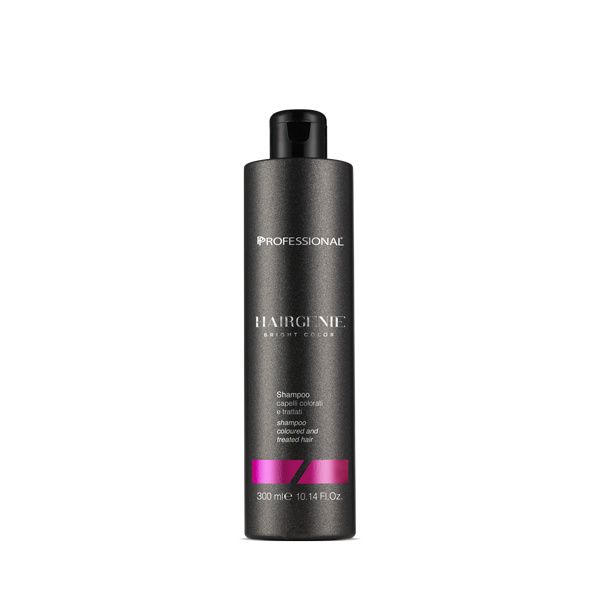 Professional Hairgenie Bright Color Shampoo Capelli Colorati E Trattati 300 ml