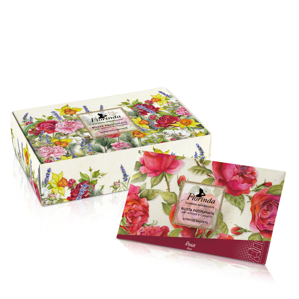 Florinda Rose Scented Sachet for Wardrobes and Drawers 1 pc