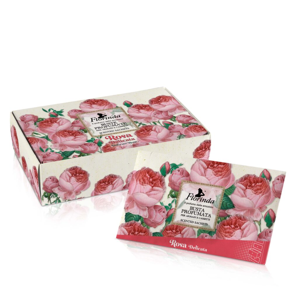 Florinda Busta Perfumada Para Armarios Y Cajones A La Rosa Delicada 1 ud