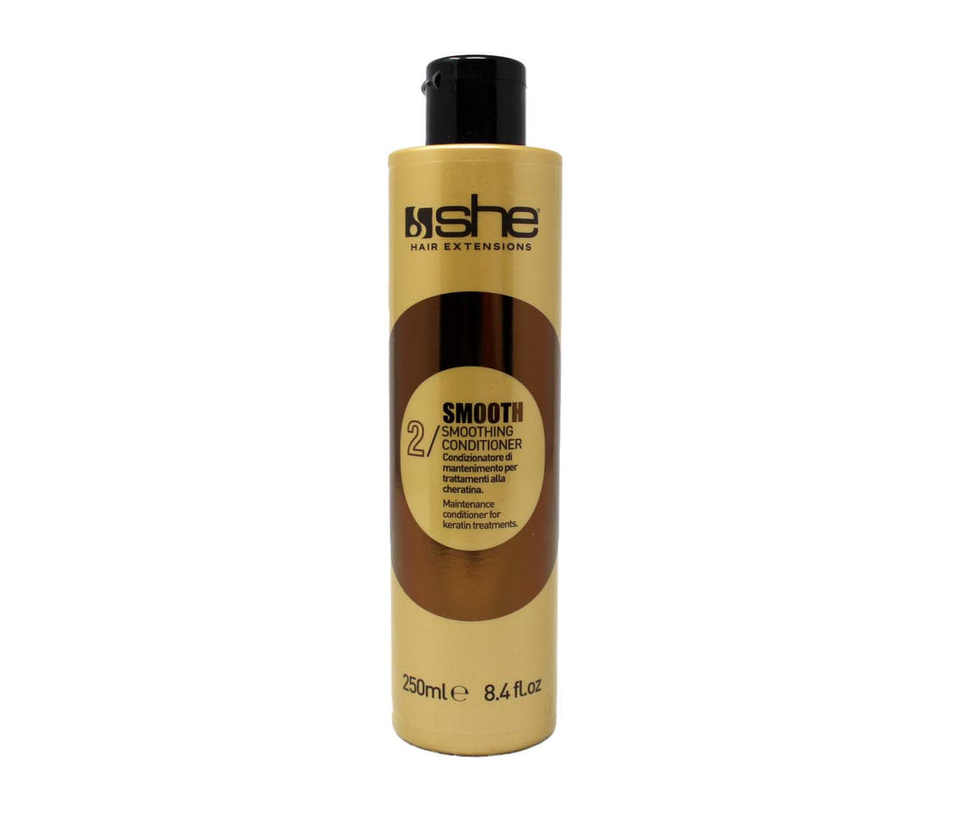 SHE Smooth Smoothing Conditioner Disziplinierender Balsam für keratinbehandelte Haare – 250 ml