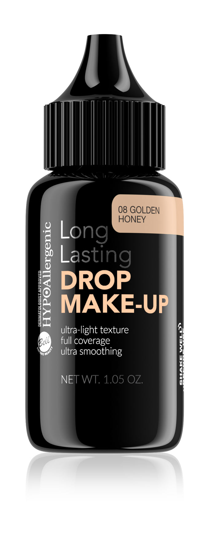 

Hypoallergenic Long Lasting Drop Make Up High Coverage Foundation 30 gr